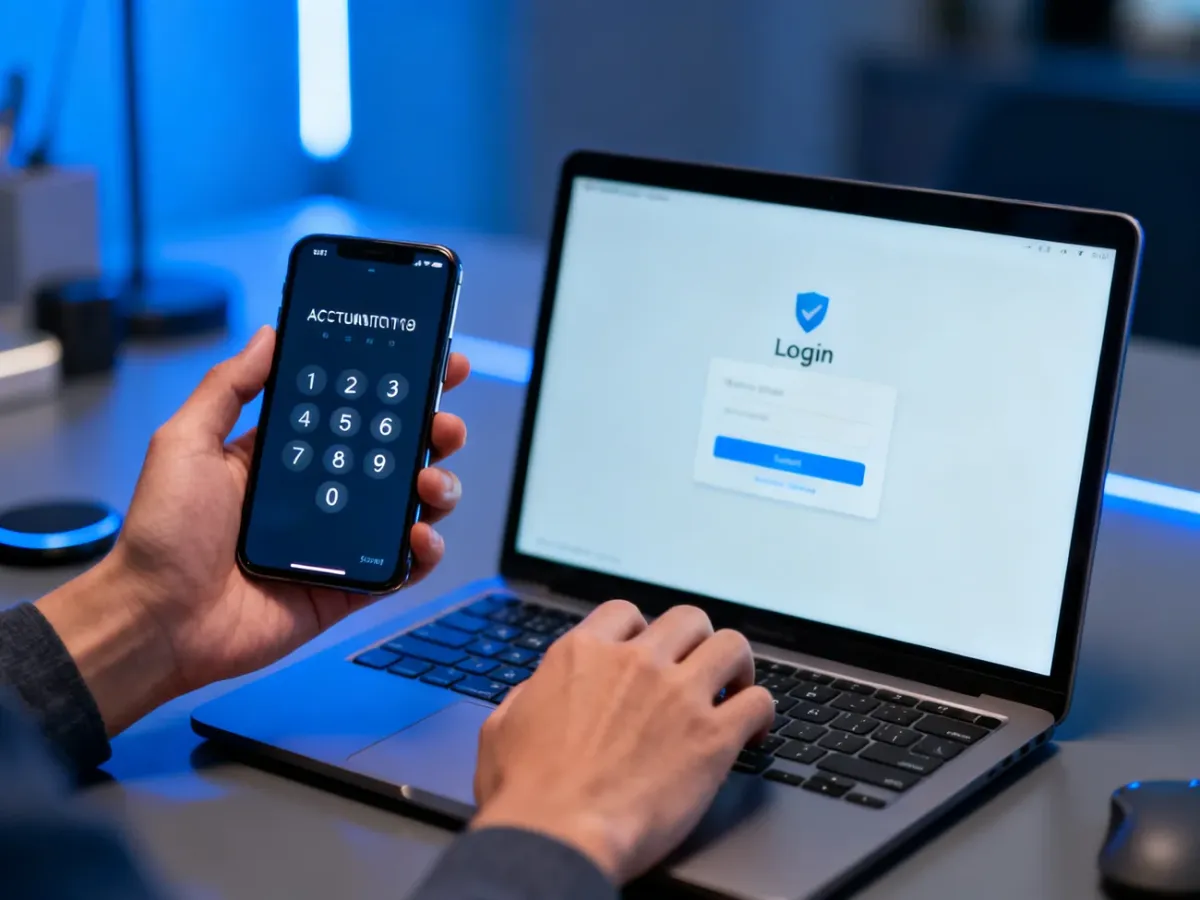 Wpisywanie kodu uwierzytelniającego z telefonu podczas logowania