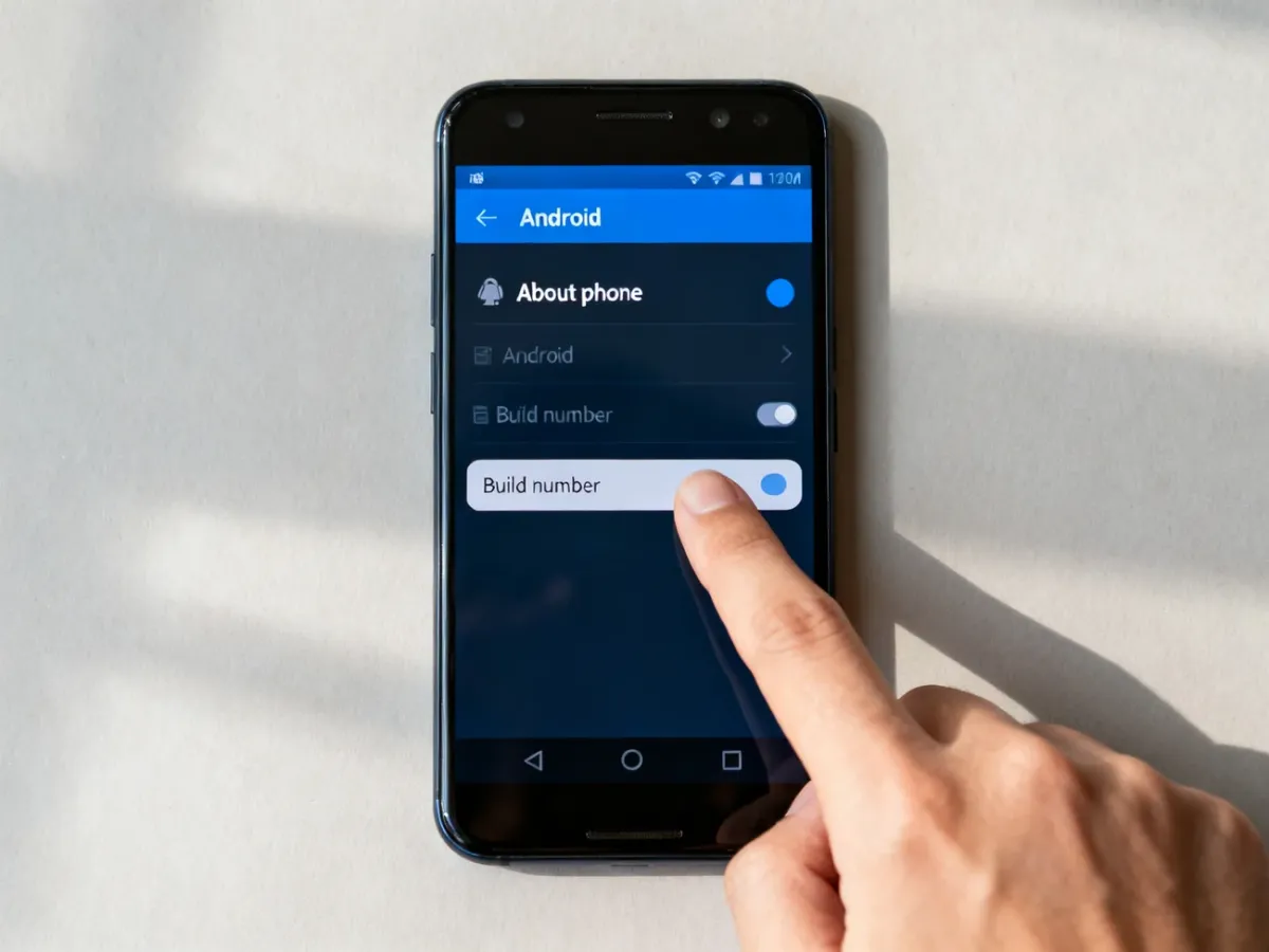 Odblokowywanie Opcji programistycznych w ustawieniach telefonu Android