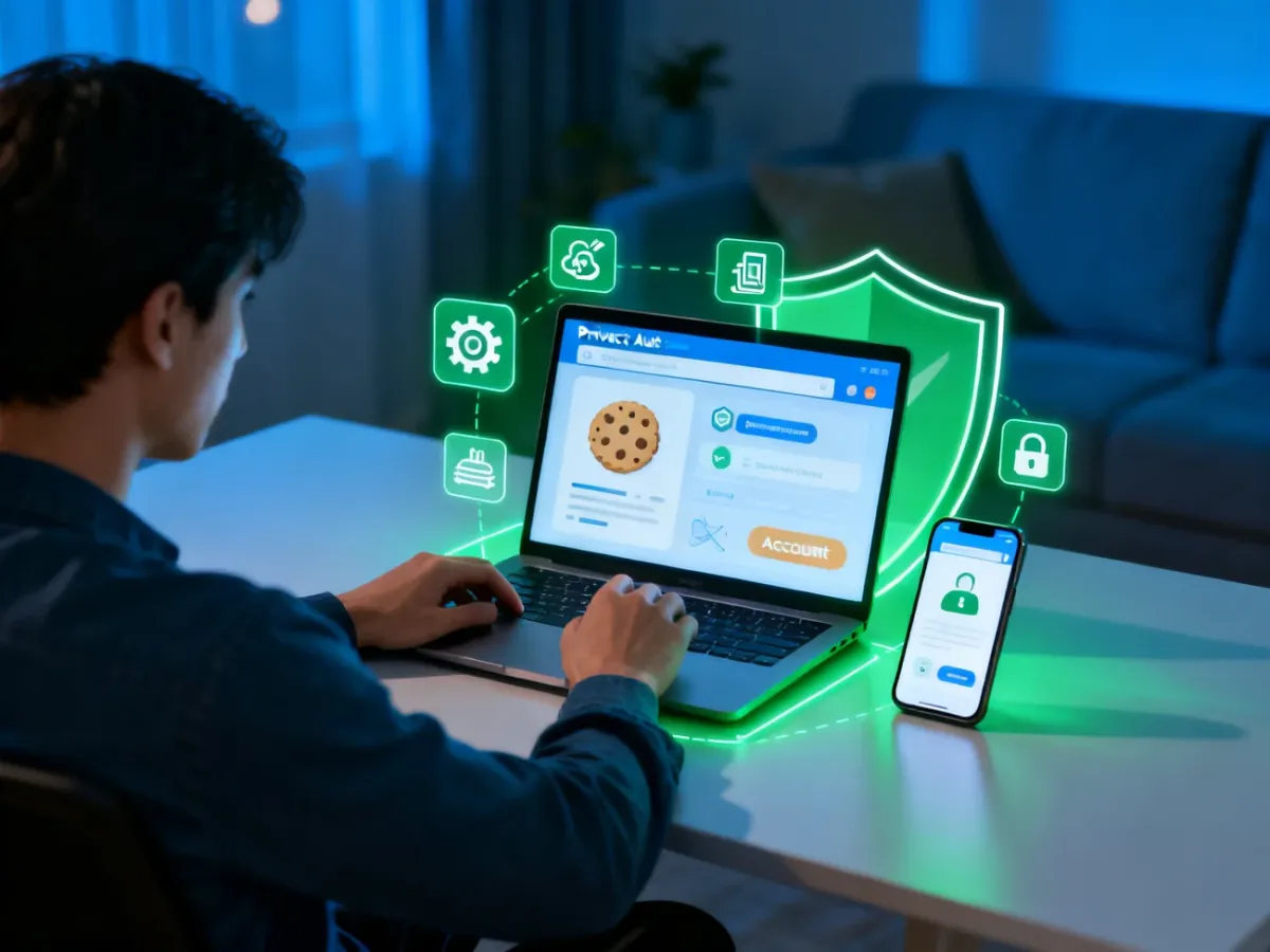 Audyt ustawień prywatności na laptopie i smartfonie